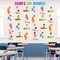 24-Piece Summer Surfboard Cutouts – DIY Photo Space for Bulletin Boards, Hawaiian Ocean Classroom, Birthday Party, and Summer Party Decorations